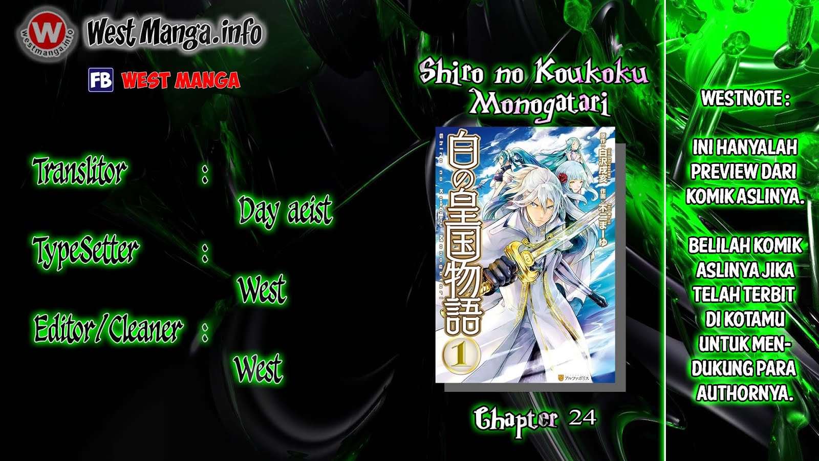 Baca Manga Shiro no Koukoku Monogatari Chapter 24 Gambar 2