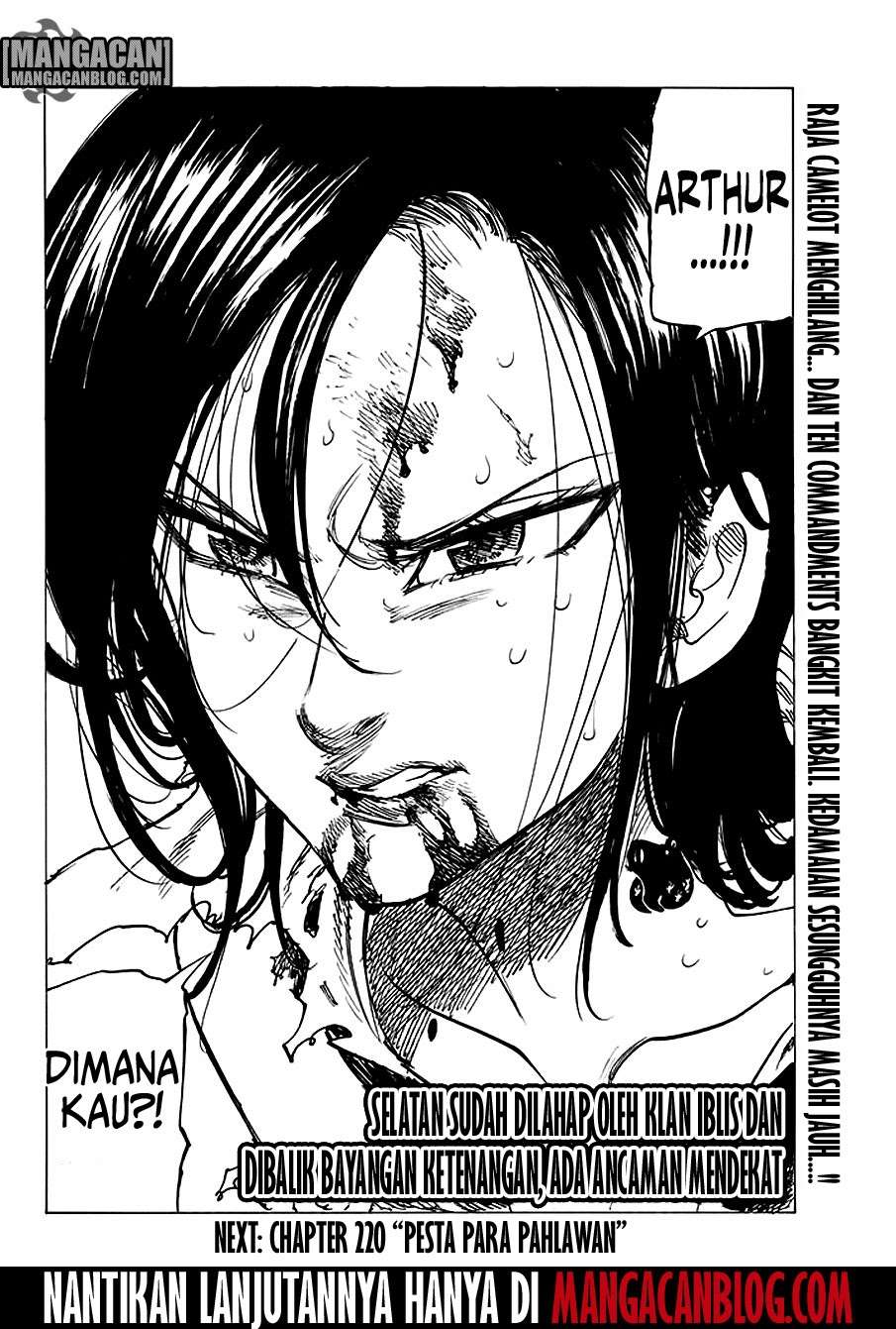 Nanatsu no Taizai Chapter 219 Gambar 21