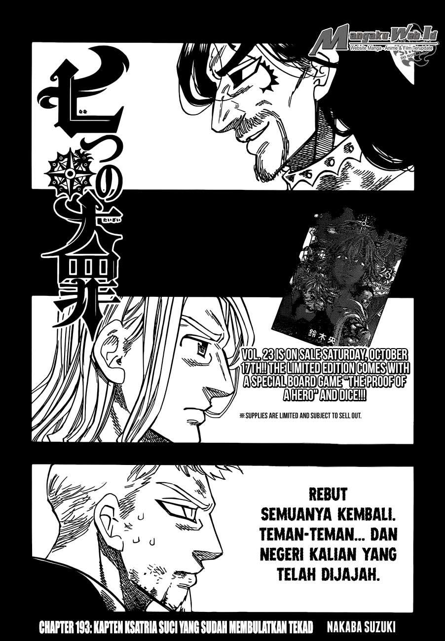 Baca Komik Nanatsu no Taizai Chapter 193 Gambar 1