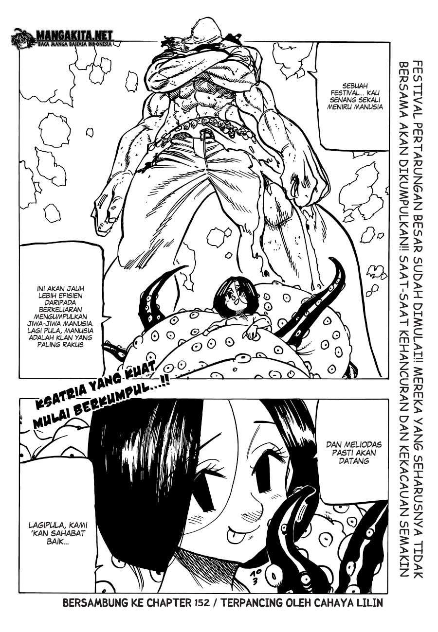Nanatsu no Taizai Chapter 151 Gambar 21