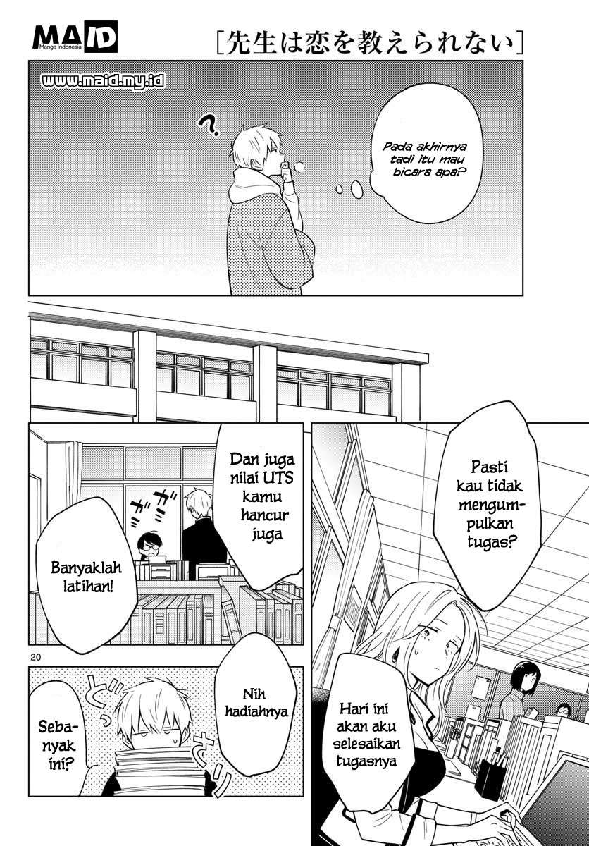 Sensei wa Koi wo Oshierarenai Chapter 10 Gambar 23