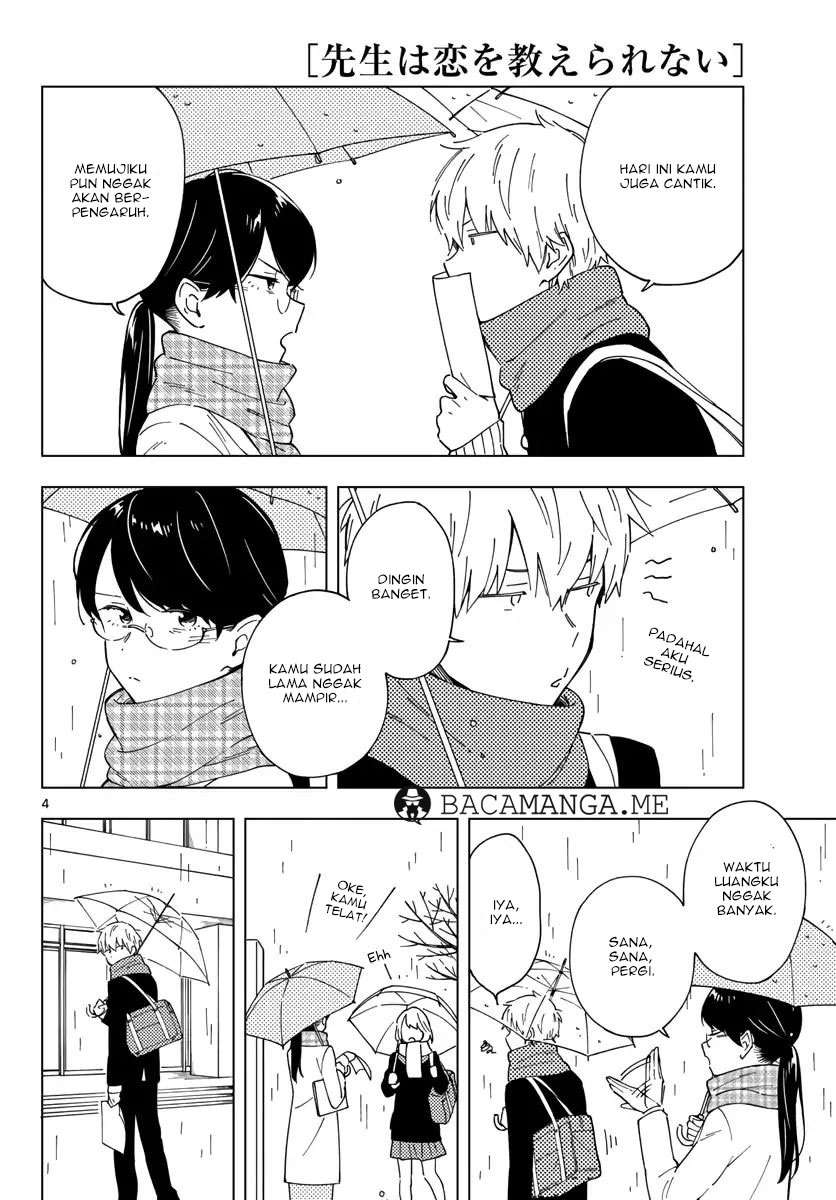 Sensei wa Koi wo Oshierarenai Chapter 3 Gambar 5