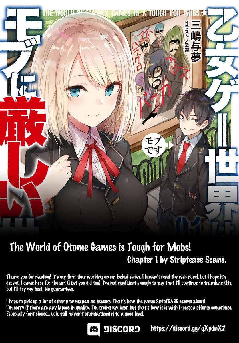 Otome Game Sekai wa Mob ni Kibishii Sekai Desu Chapter 1 Gambar 55