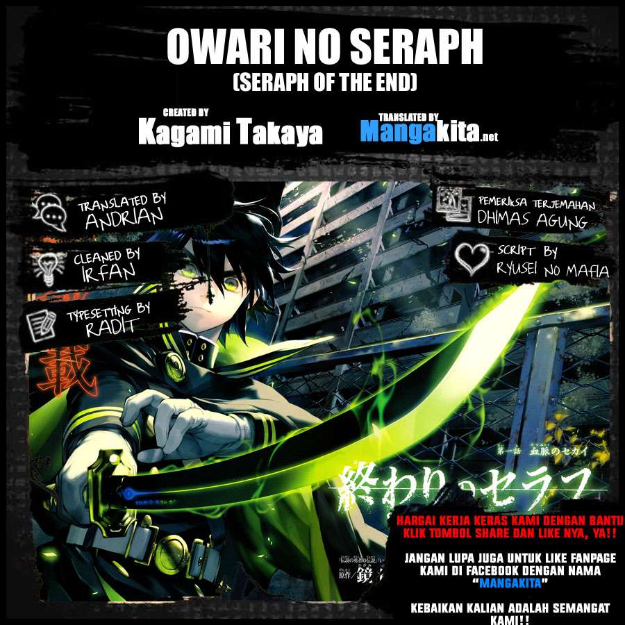 Baca Komik Owari no Seraph Chapter 33 Gambar 1