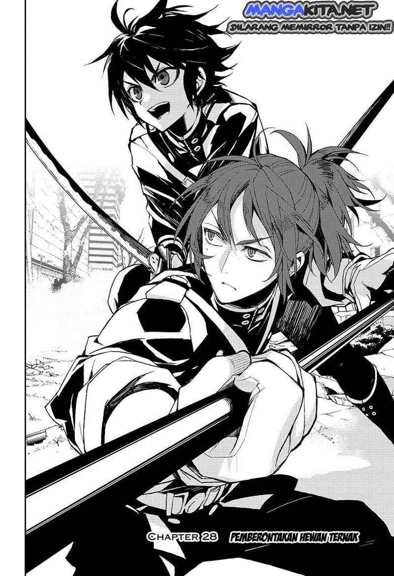Owari no Seraph Chapter 28 Gambar 3