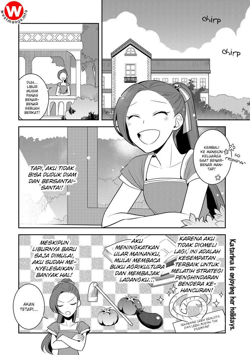 Baca Manga Otome Game no Hametsu Flag shika nai Akuyaku Reijou ni Tensei shite shimatta Chapter 011 Gambar 2