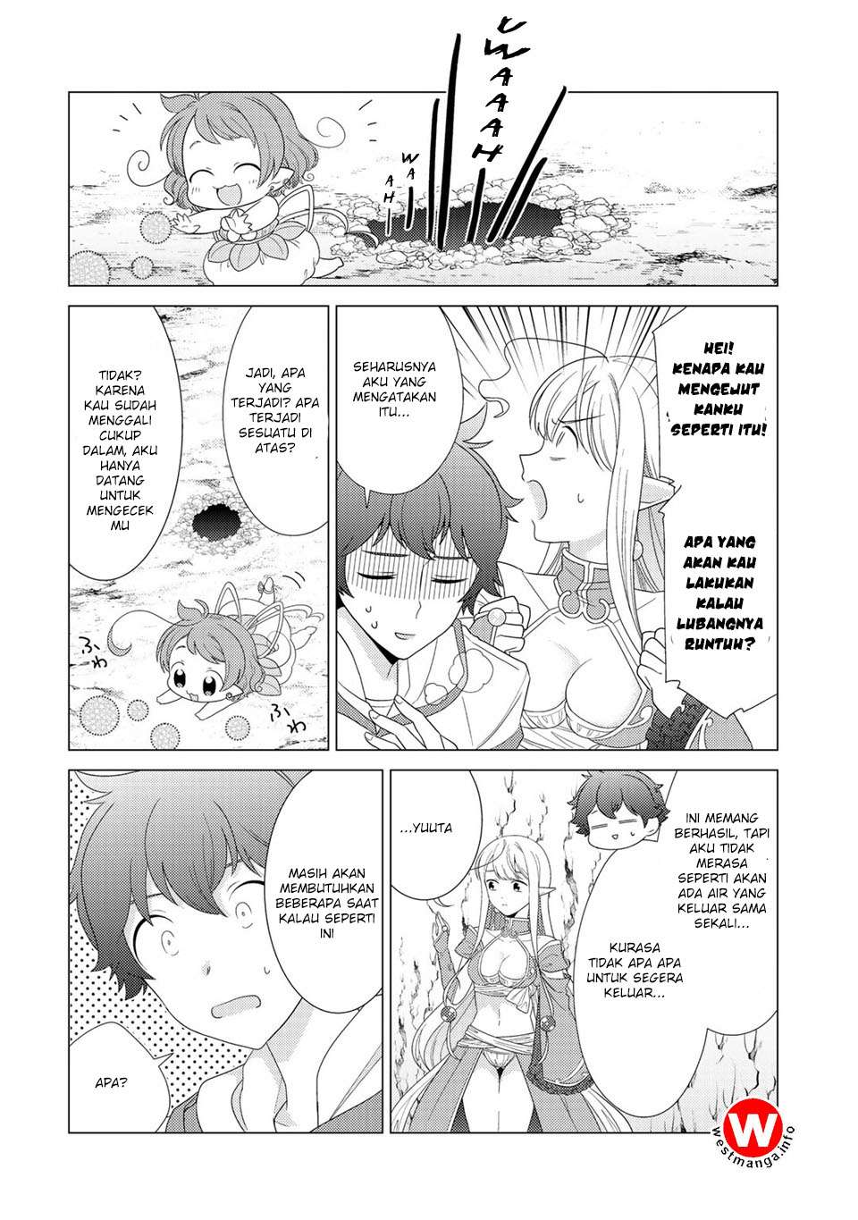 Seirei-tachi no Rakuen to Risou no Isekai Seikatsu Chapter 4 Gambar 17