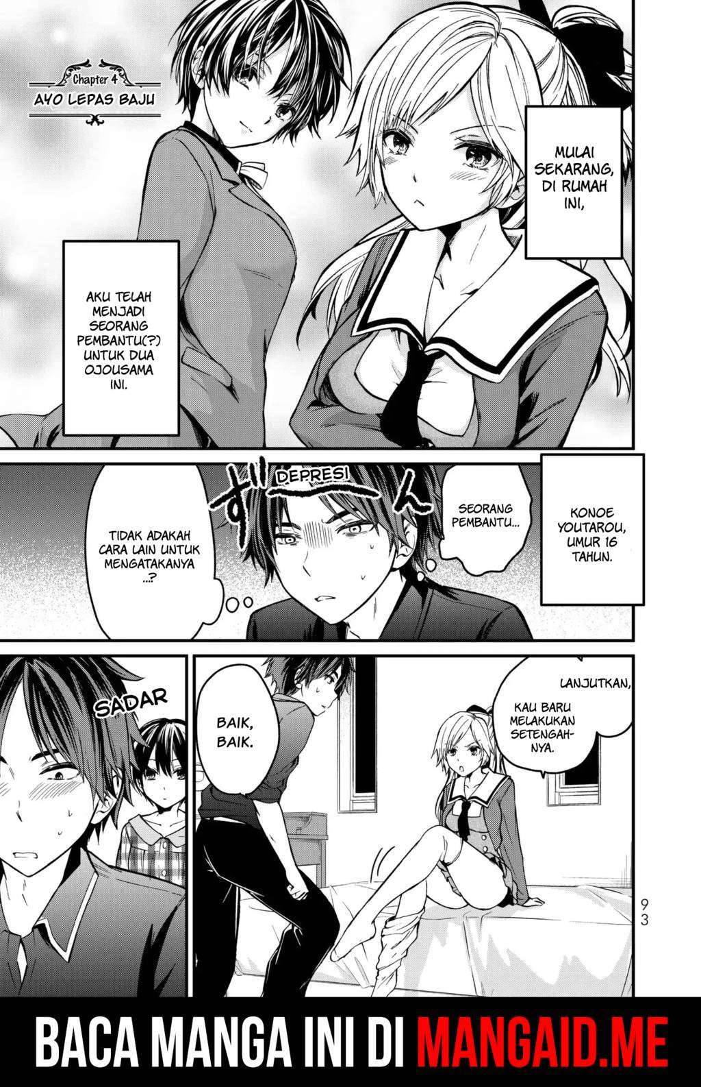 Baca Manga Ojousama no Shimobe Chapter 4 Gambar 2