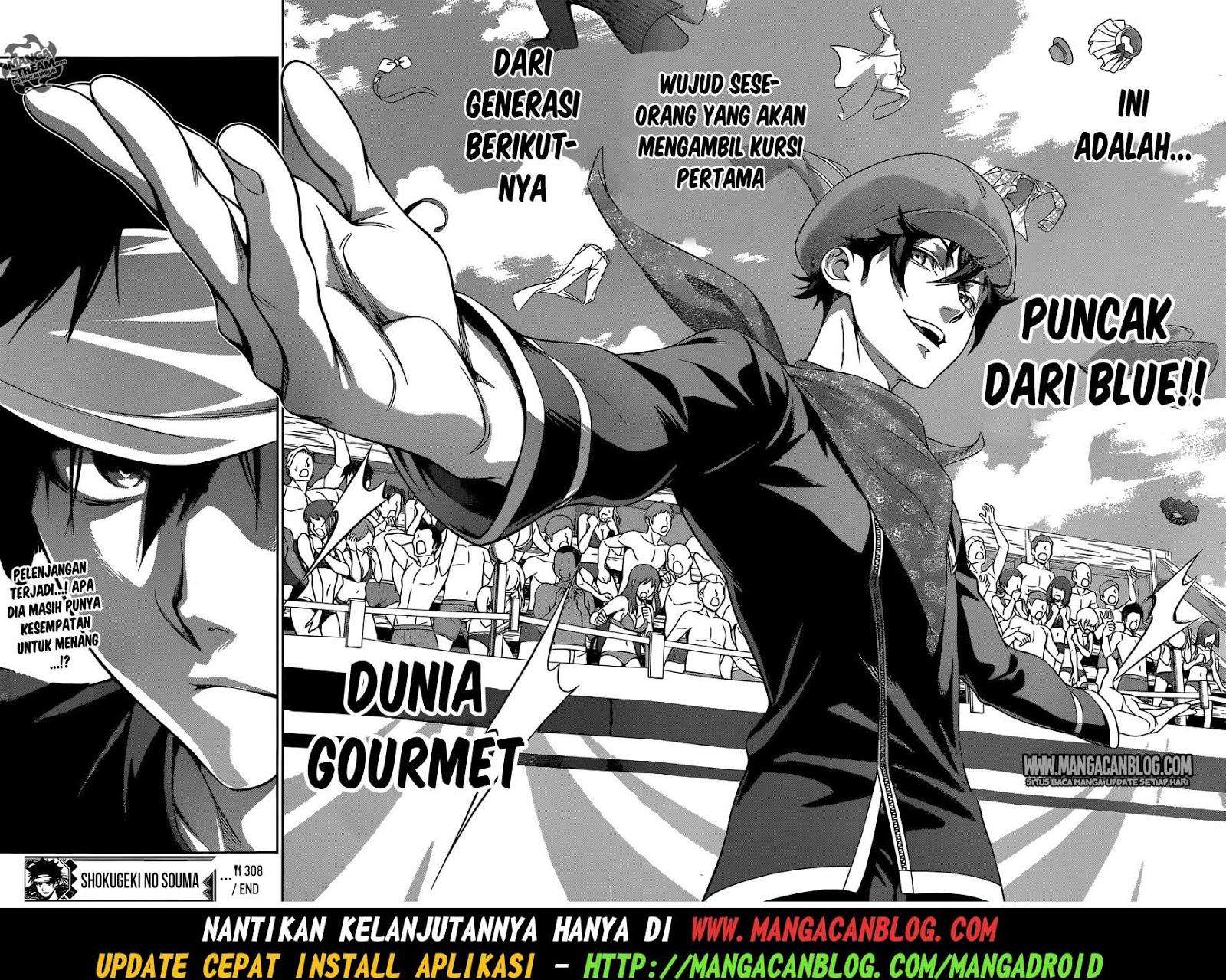 Shokugeki no Souma Chapter 308 Gambar 18