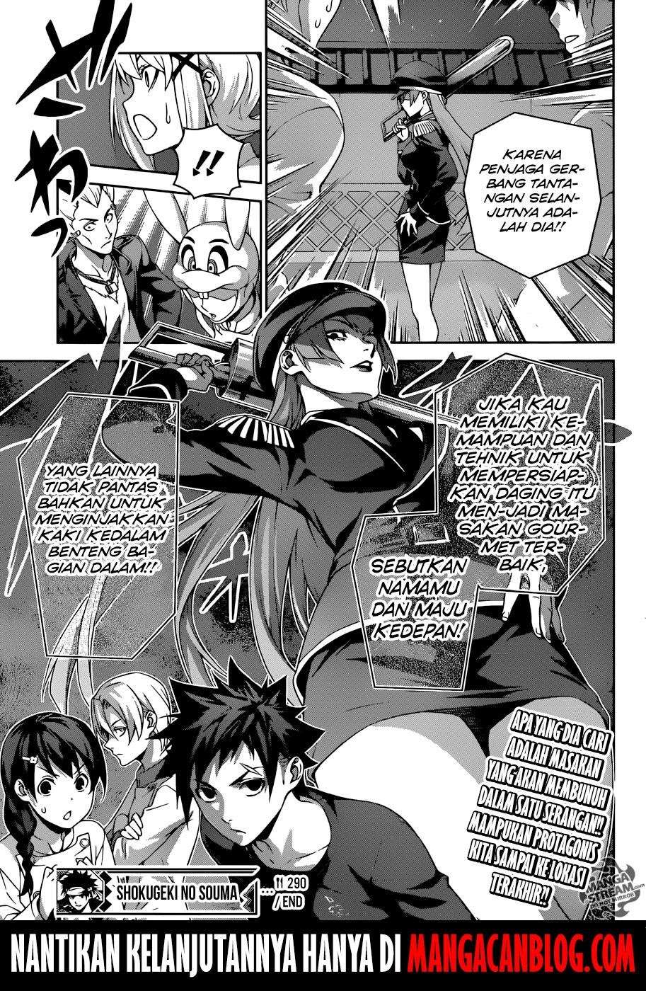 Shokugeki no Souma Chapter 290 Gambar 20