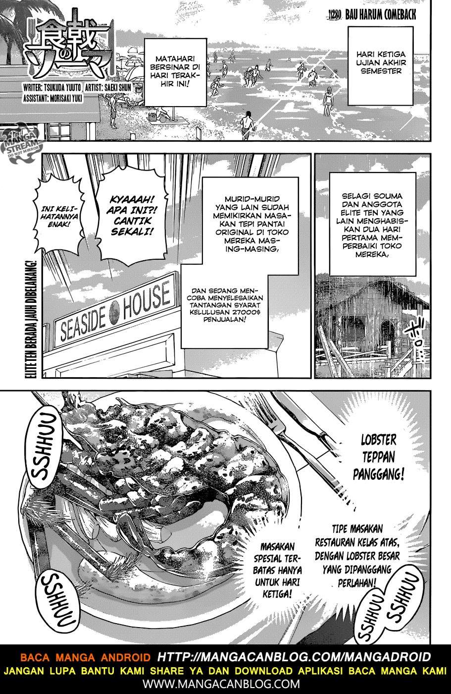 Baca Komik Shokugeki no Souma Chapter 280 Gambar 1