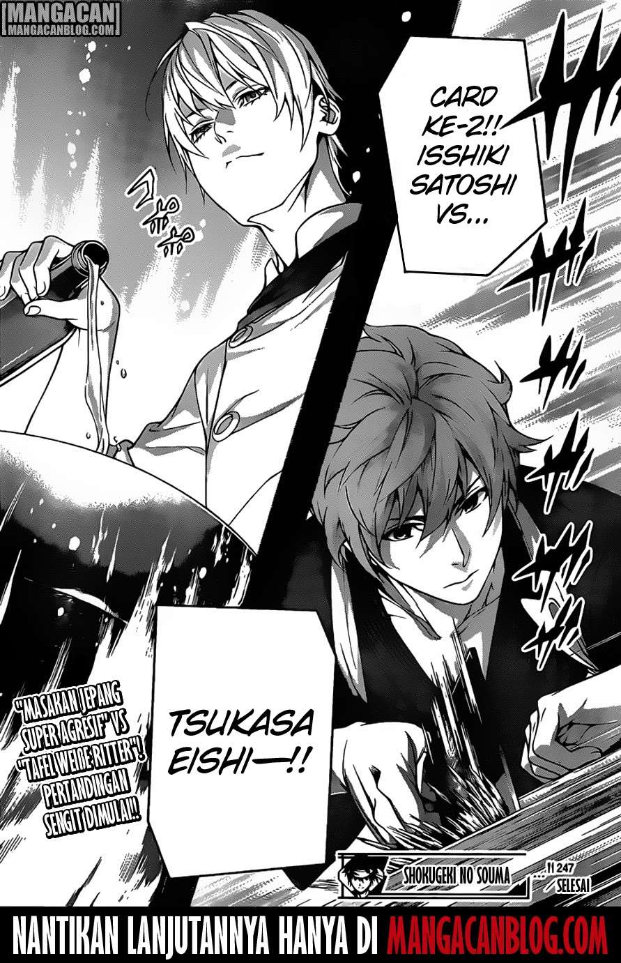 Shokugeki no Souma Chapter 247 Gambar 19