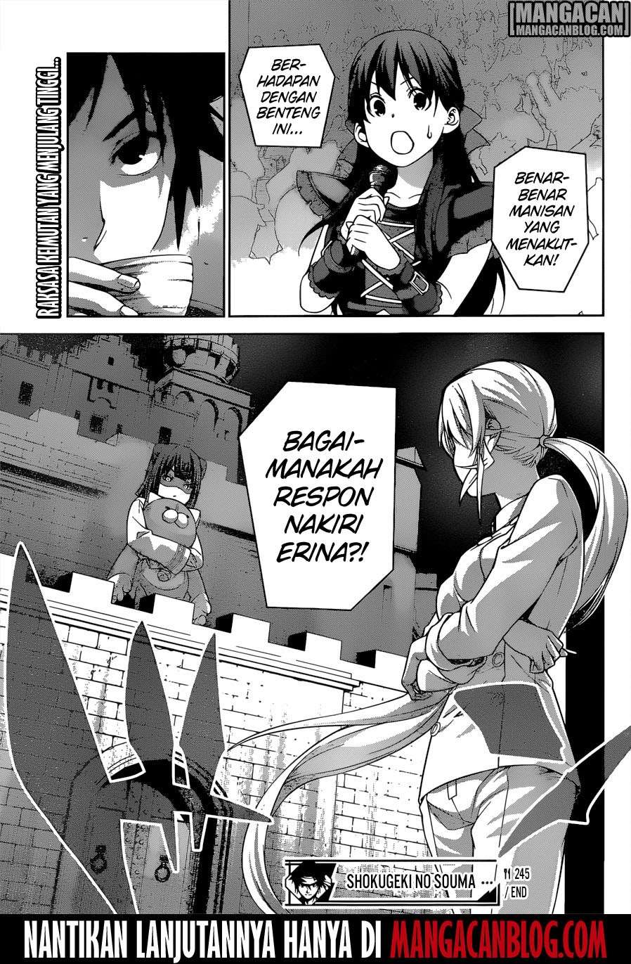 Shokugeki no Souma Chapter 245 Gambar 19