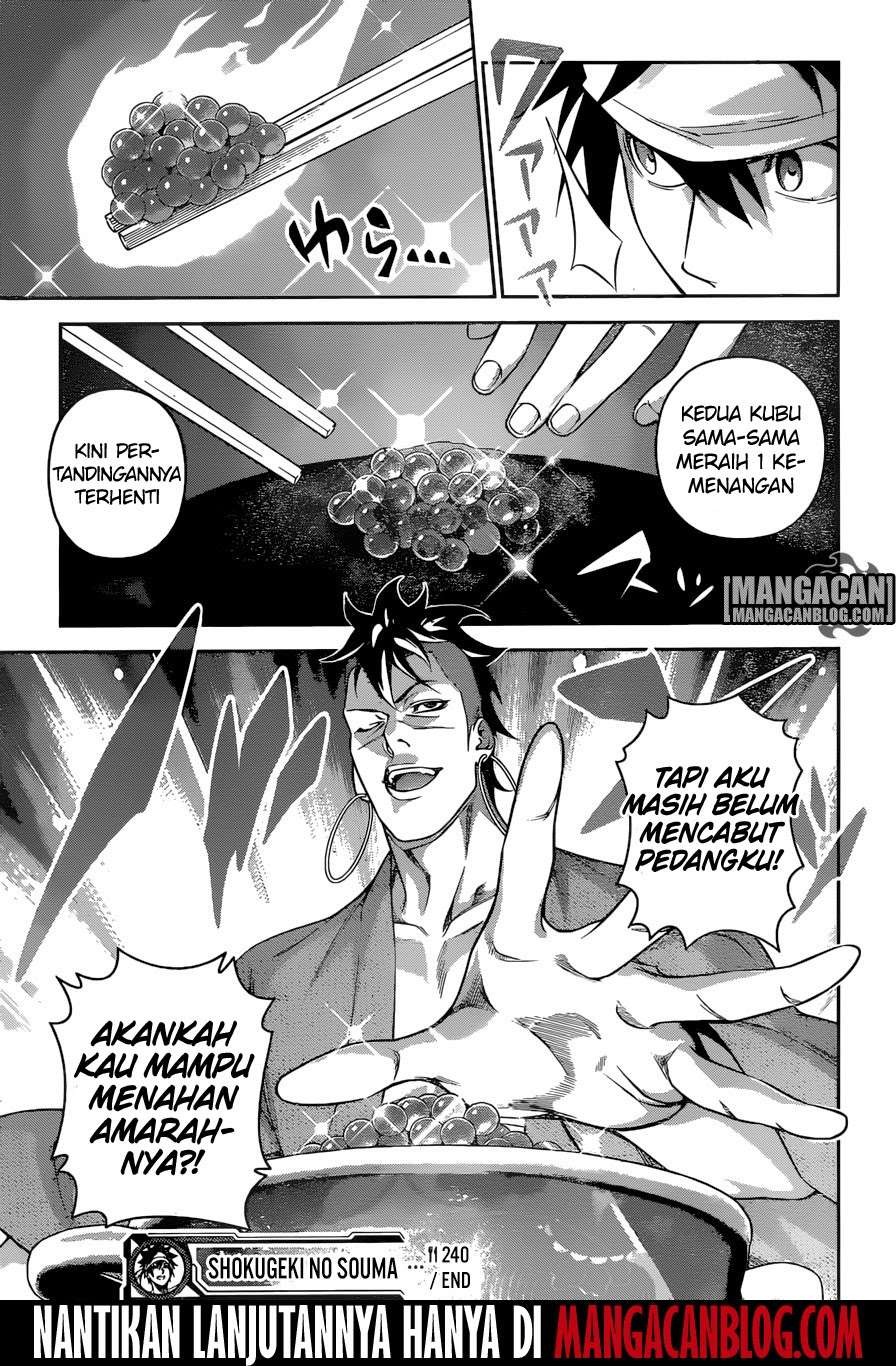 Shokugeki no Souma Chapter 240 Gambar 19