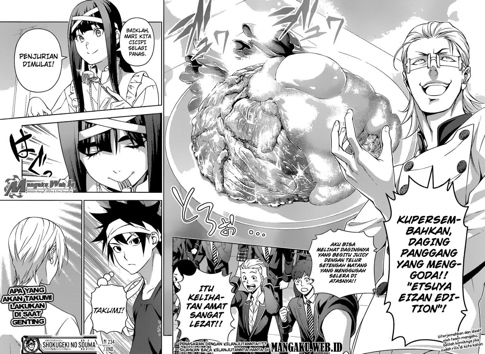 Shokugeki no Souma Chapter 234 Gambar 18