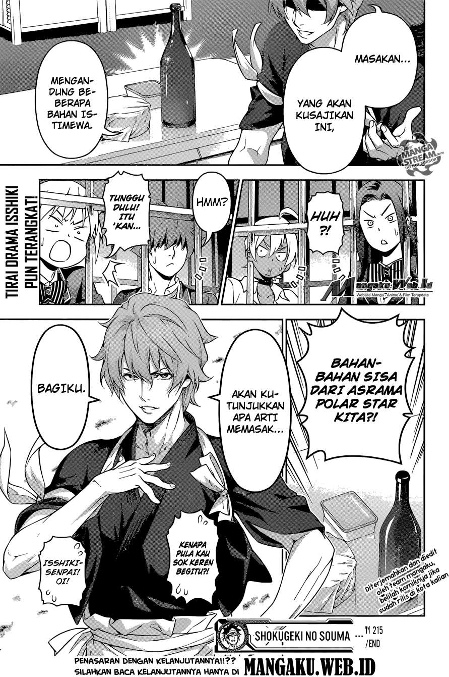 Shokugeki no Souma Chapter 215 Gambar 18