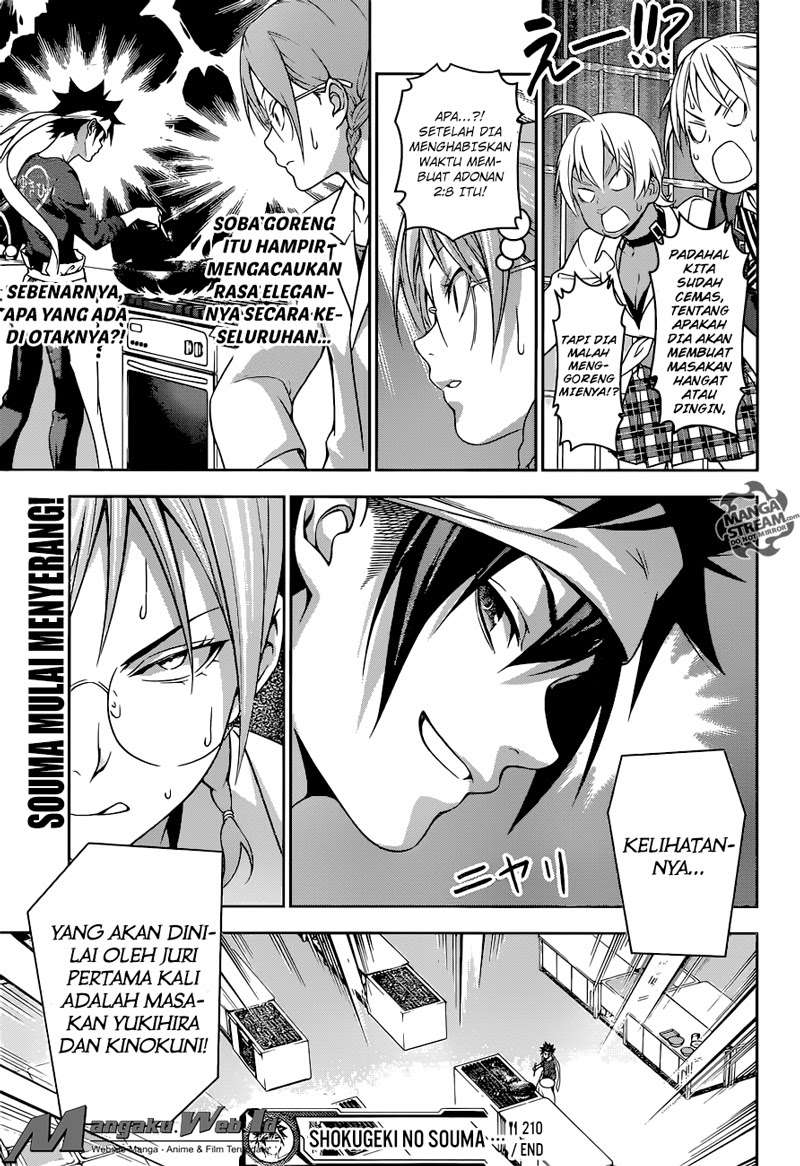 Shokugeki no Souma Chapter 210 Gambar 19