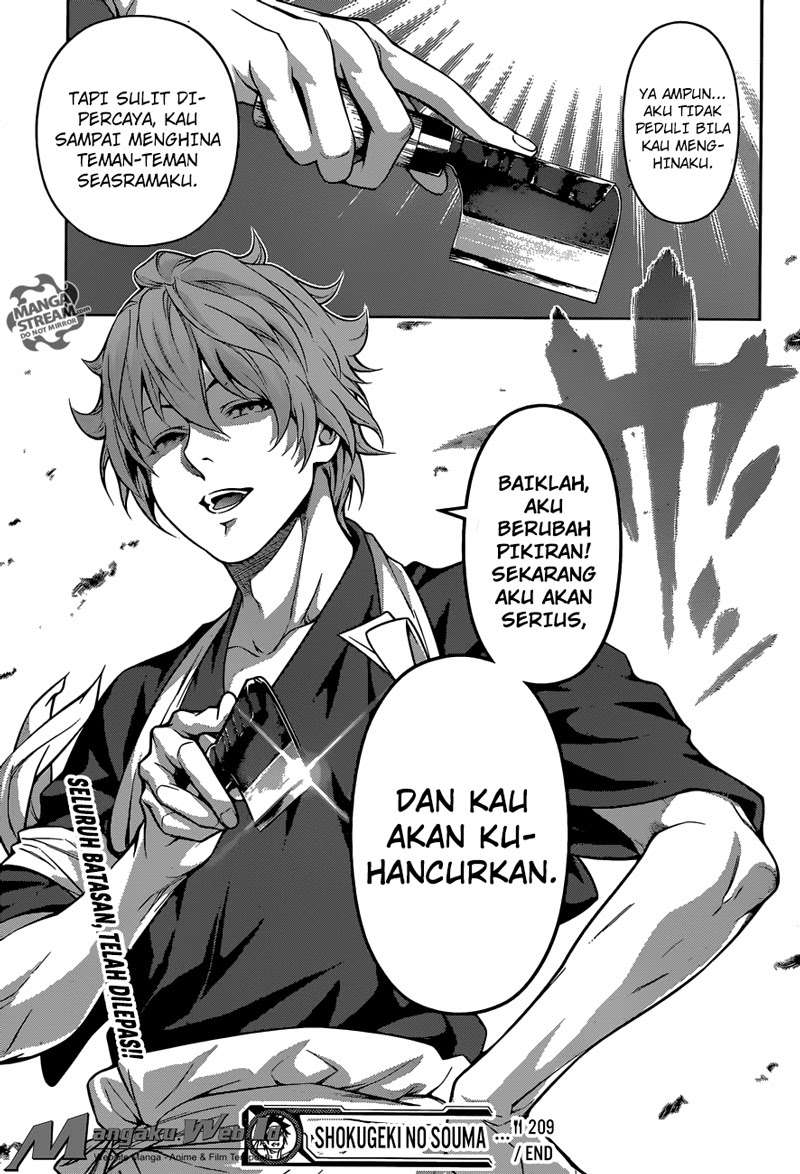Shokugeki no Souma Chapter 209 Gambar 19