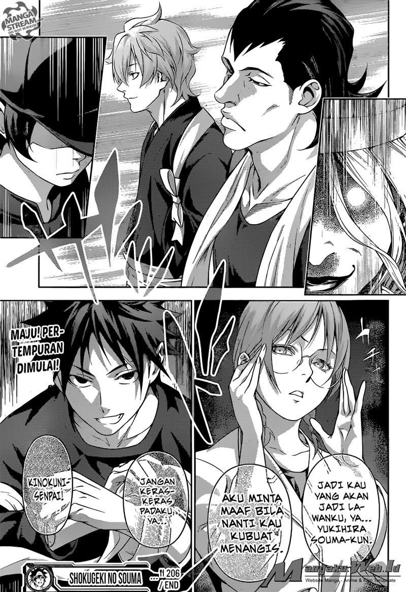 Shokugeki no Souma Chapter 206 Gambar 18