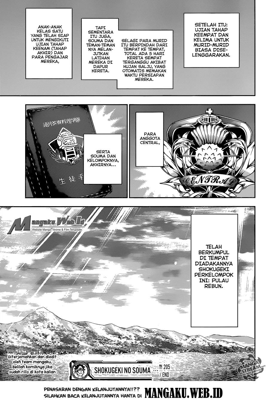 Shokugeki no Souma Chapter 205 Gambar 18