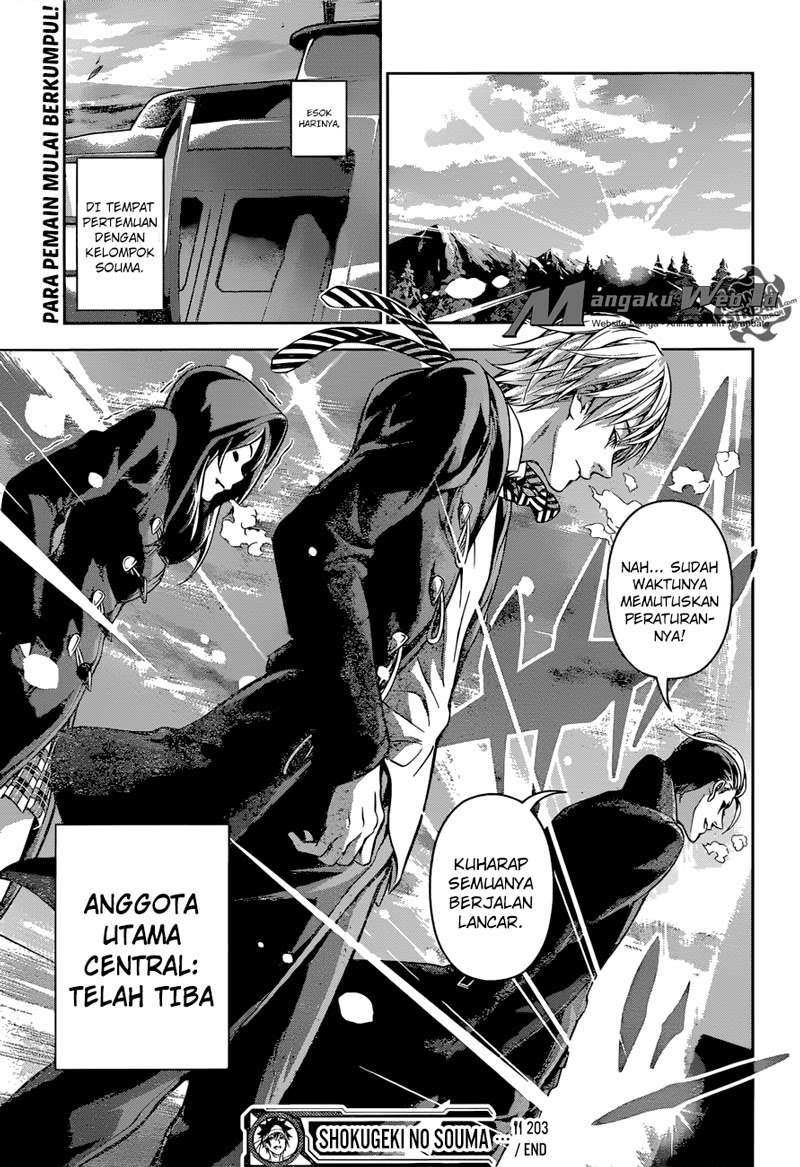 Shokugeki no Souma Chapter 203 Gambar 19