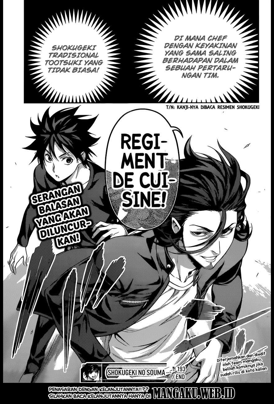 Shokugeki no Souma Chapter 193 Gambar 20