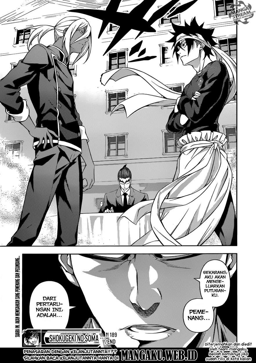Shokugeki no Souma Chapter 189 Gambar 18