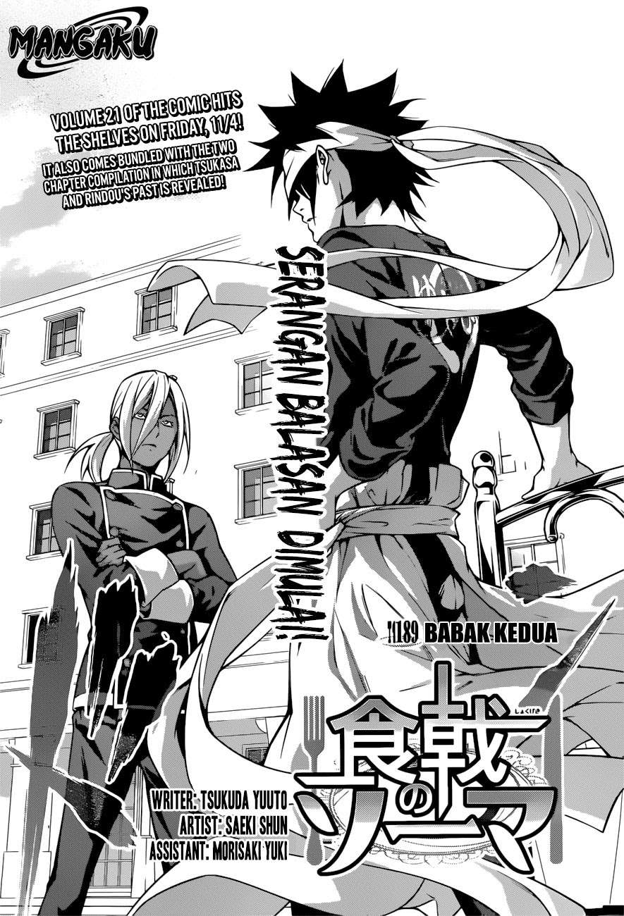 Shokugeki no Souma Chapter 189 Gambar 3