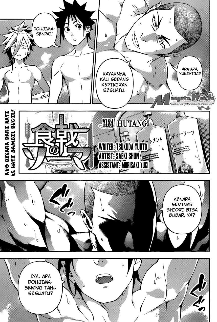 Shokugeki no Souma Chapter 184 Gambar 4