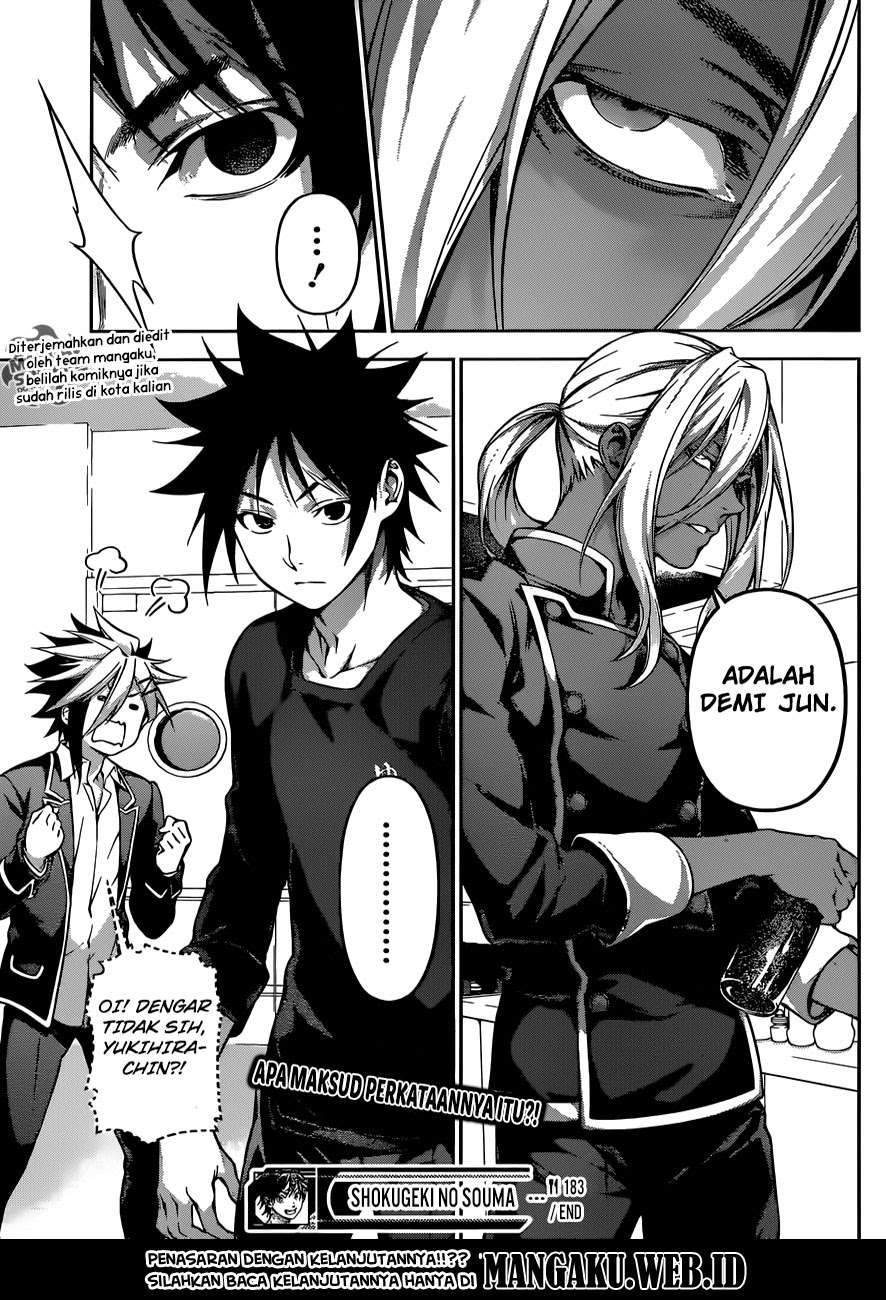 Shokugeki no Souma Chapter 183 Gambar 18