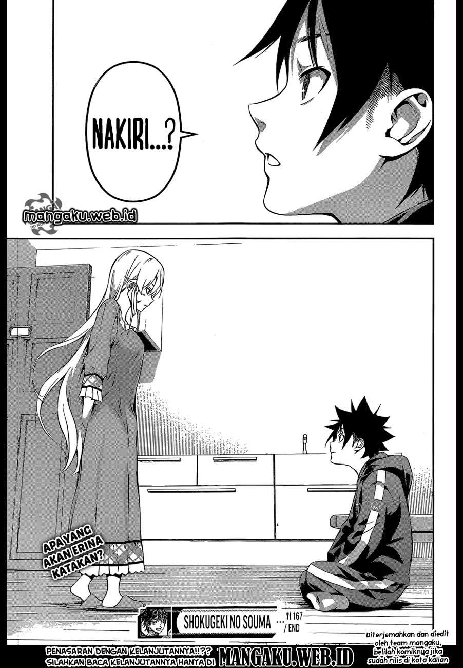Shokugeki no Souma Chapter 167 Gambar 19