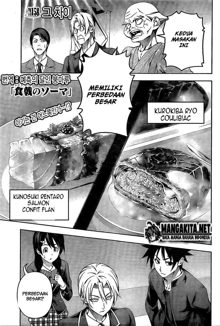 Baca Komik Shokugeki no Souma Chapter 158 Gambar 1
