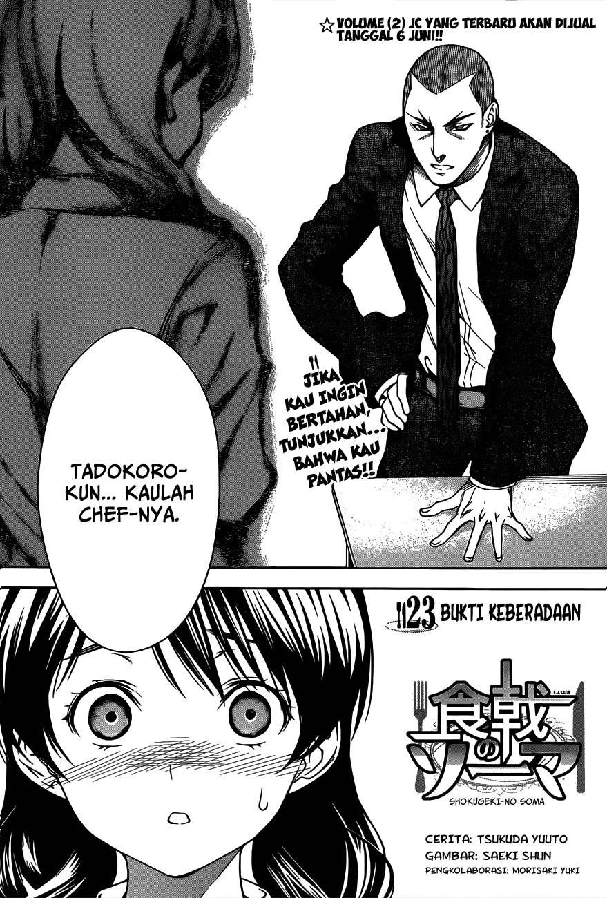 Shokugeki no Souma Chapter 23 Gambar 4