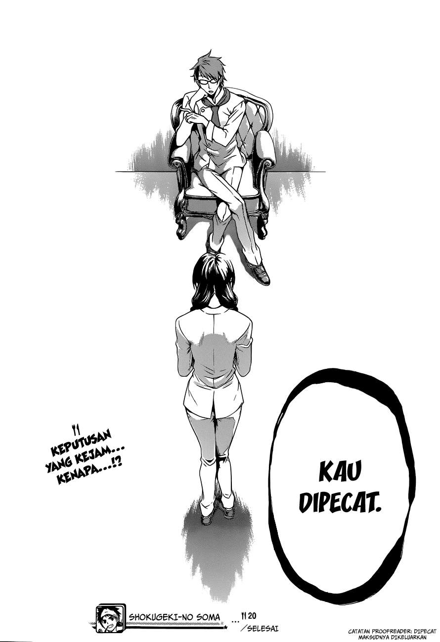 Shokugeki no Souma Chapter 20 Gambar 20
