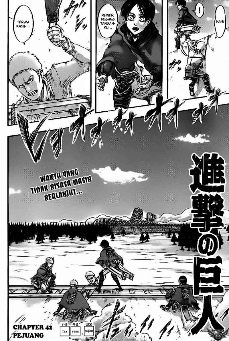 Shingeki no Kyojin Chapter 42 Gambar 3