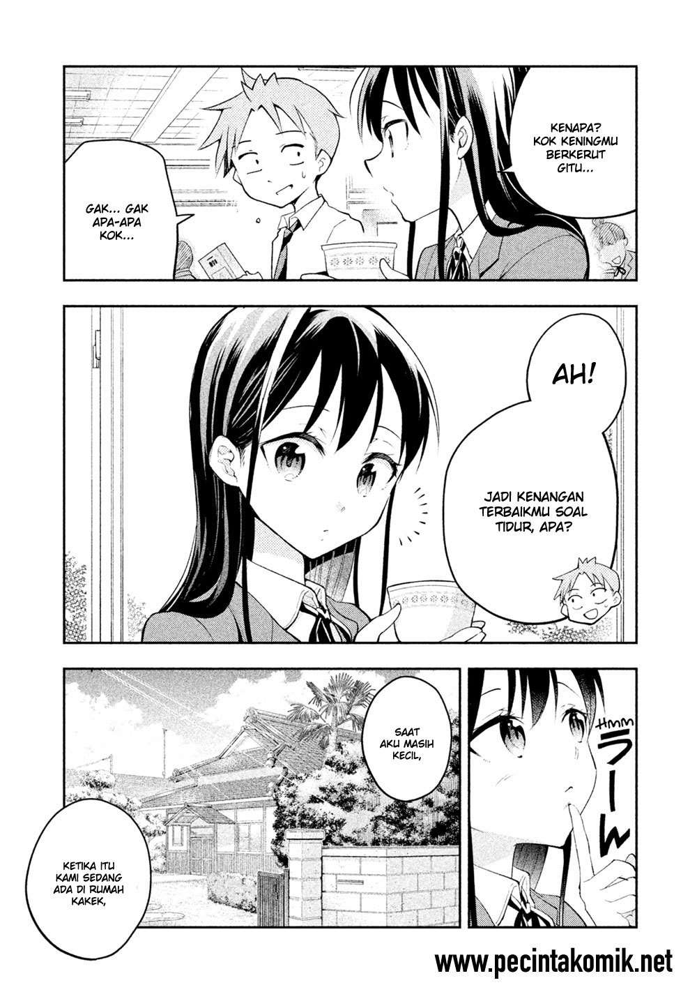 Saeki-san wa Nemutteru Chapter 14 Gambar 10