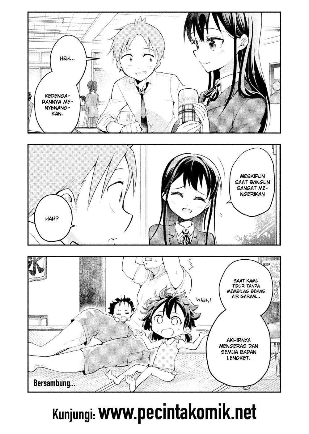 Saeki-san wa Nemutteru Chapter 14 Gambar 17
