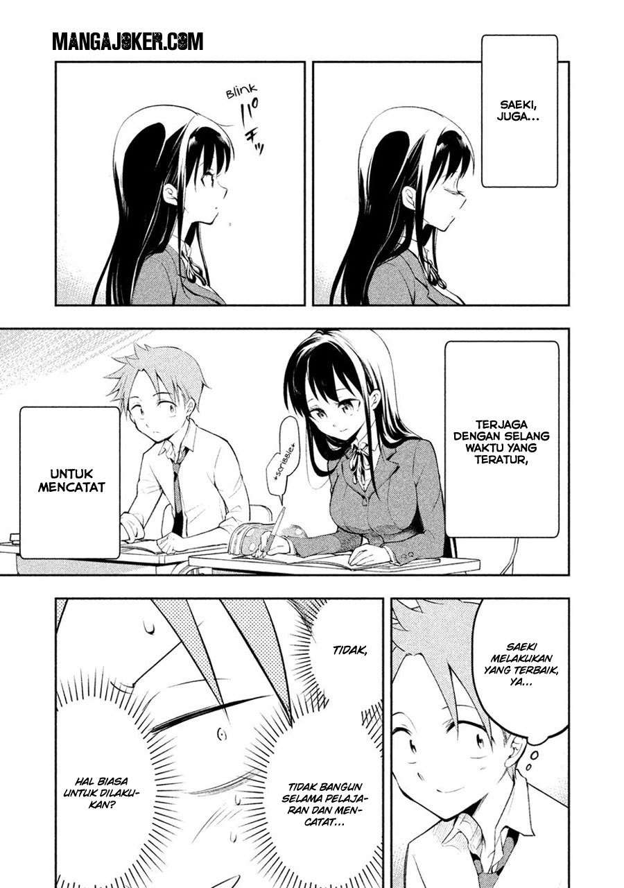 Saeki-san wa Nemutteru Chapter 4 Gambar 6