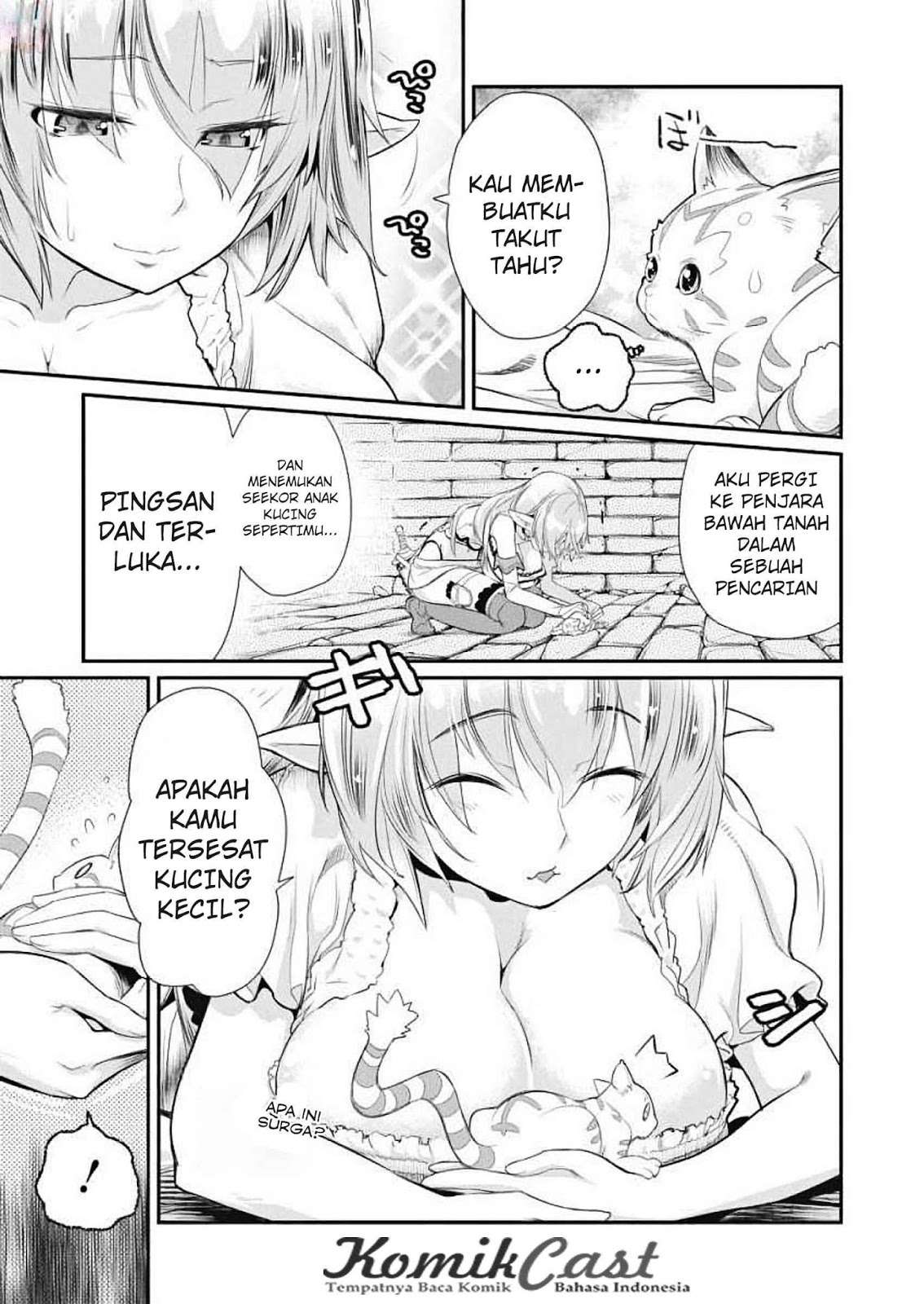 S-Rank Monster no Behemoth Dakedo, Neko to Machigawarete Erufu Musume no Kishi (Pet) Toshite Kurashitemasu Chapter 1 Gambar 8