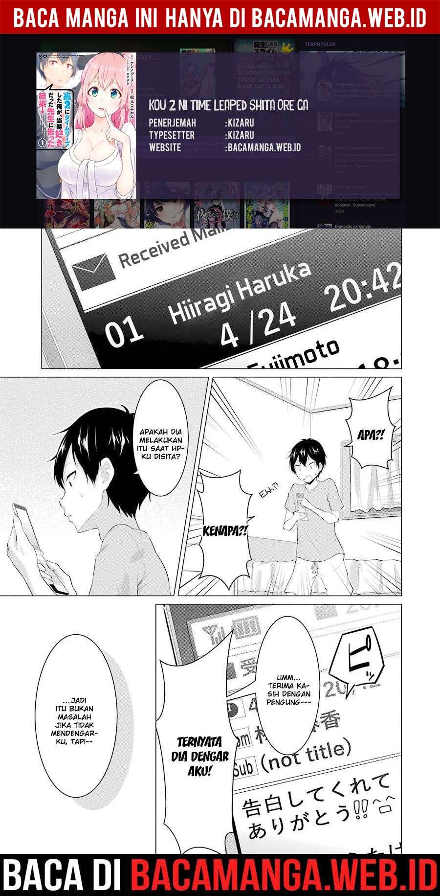 Baca Komik Kou 2 ni Time Leaped Shita Ore ga, Touji suki Datta Sensei ni Kokutta Kekka Chapter 2 Gambar 1
