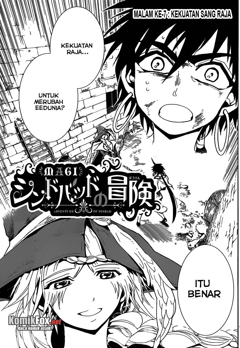 Baca Manga Magi - Sinbad no Bouken Chapter 7 Gambar 2