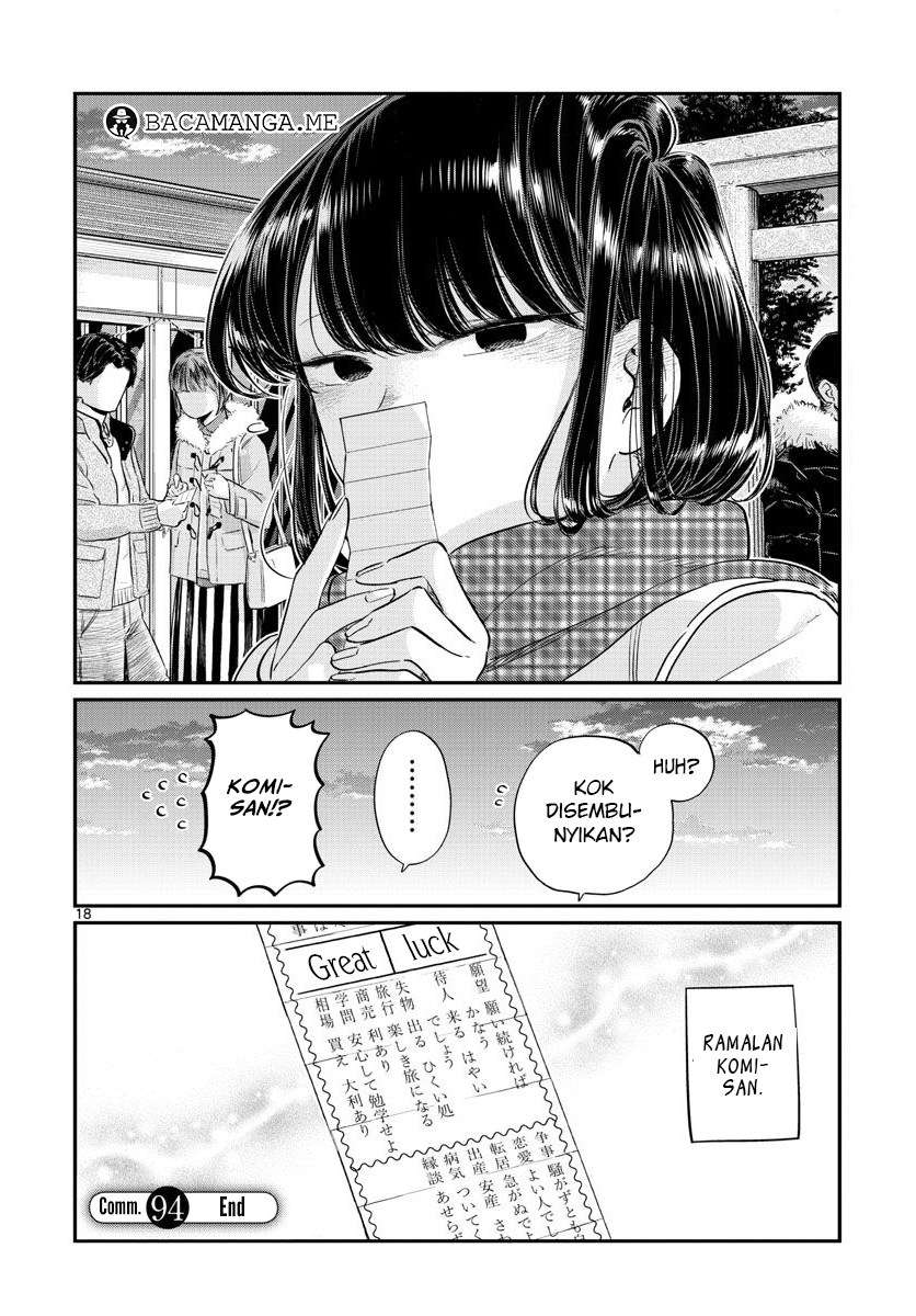 Komi-san wa Komyushou Desu Chapter 94 Gambar 18