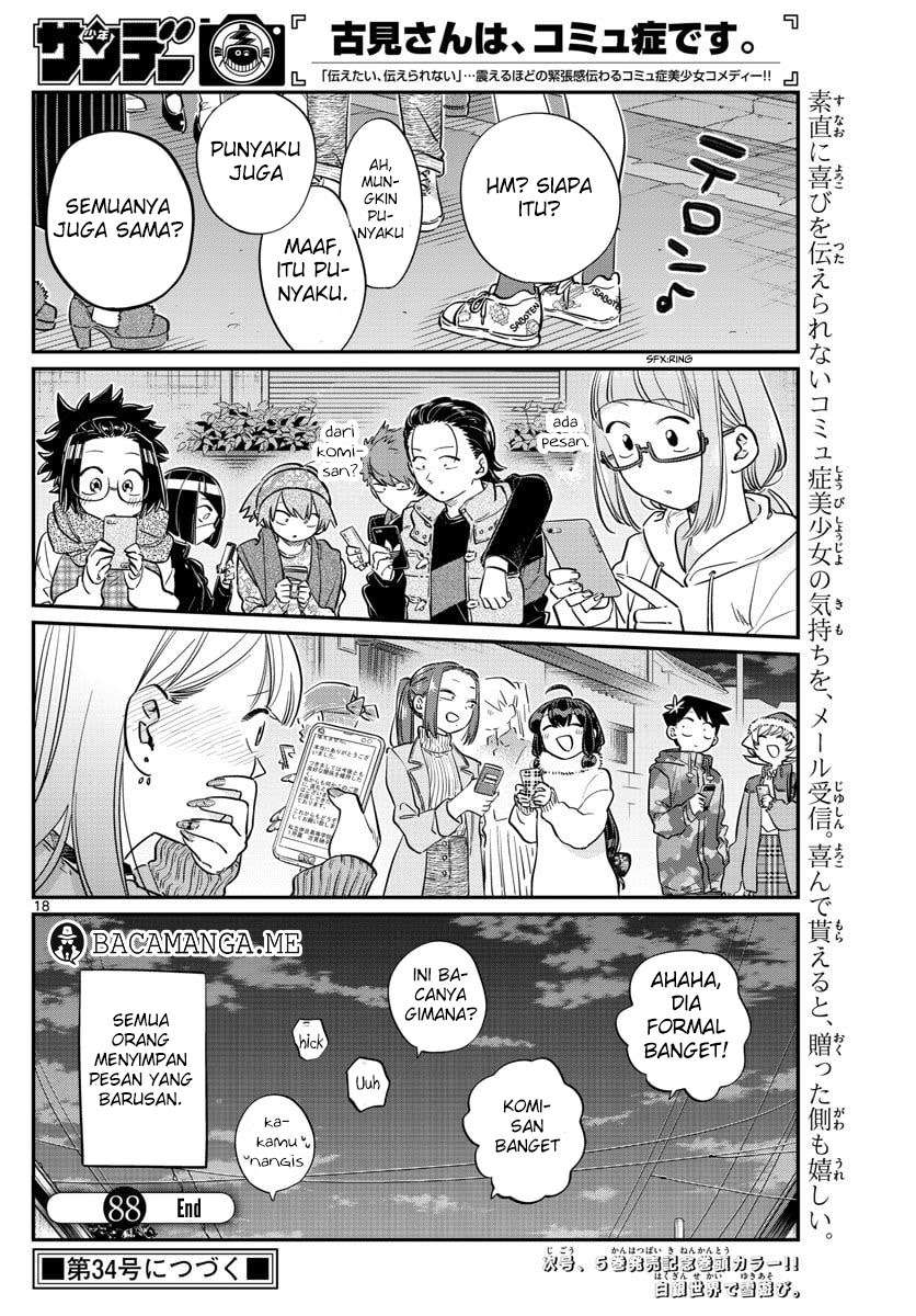 Komi-san wa Komyushou Desu Chapter 88 Gambar 19