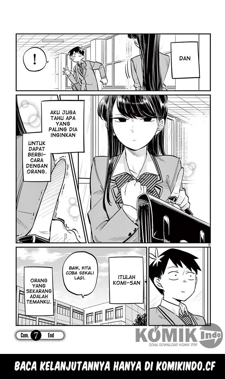 Komi-san wa Komyushou Desu Chapter 7 Gambar 6