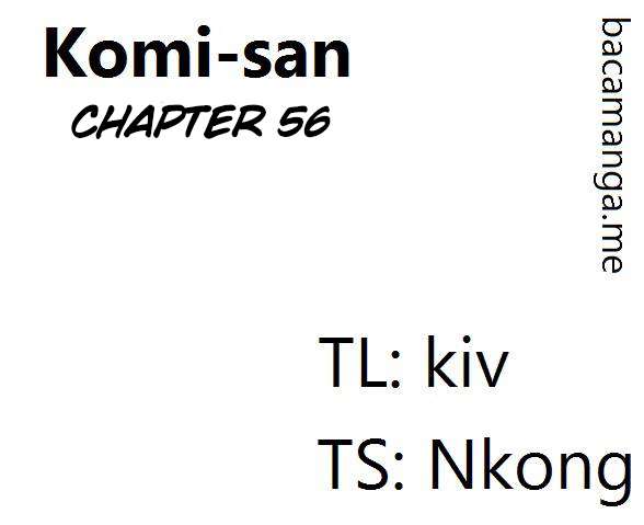 Baca Komik Komi-san wa Komyushou Desu Chapter 56 Gambar 1