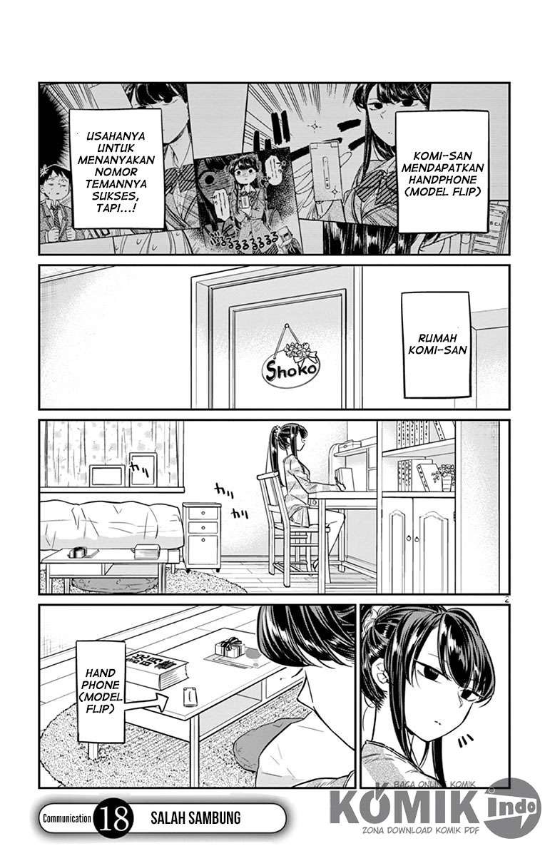 Baca Manga Komi-san wa Komyushou Desu Chapter 18 Gambar 2