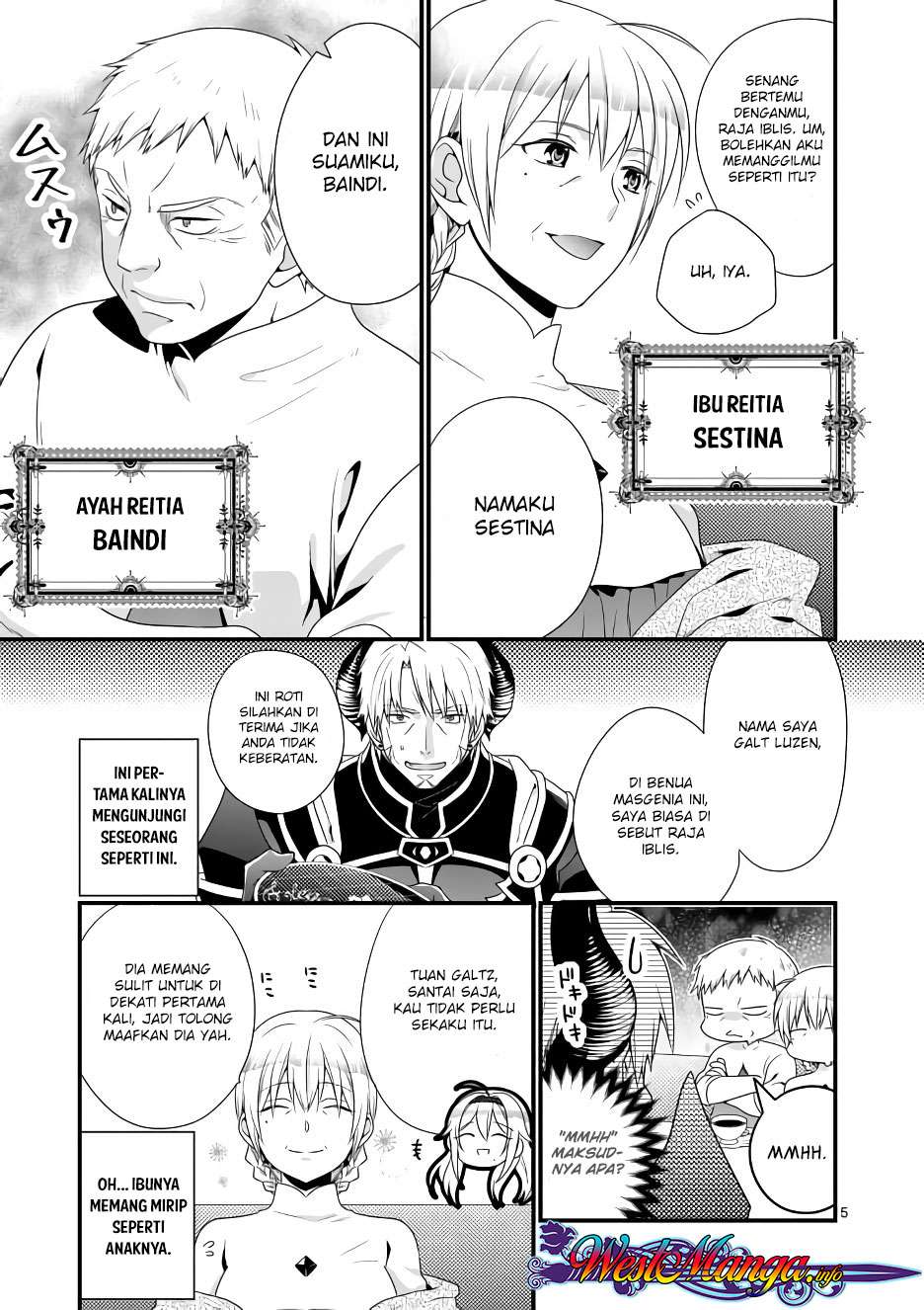 Maou desu Onna Yuusha no Hahaoya to Saikon Shita no de Onna Yuusha ga Giri no Musume ni Narimashita Chapter 8 Gambar 5