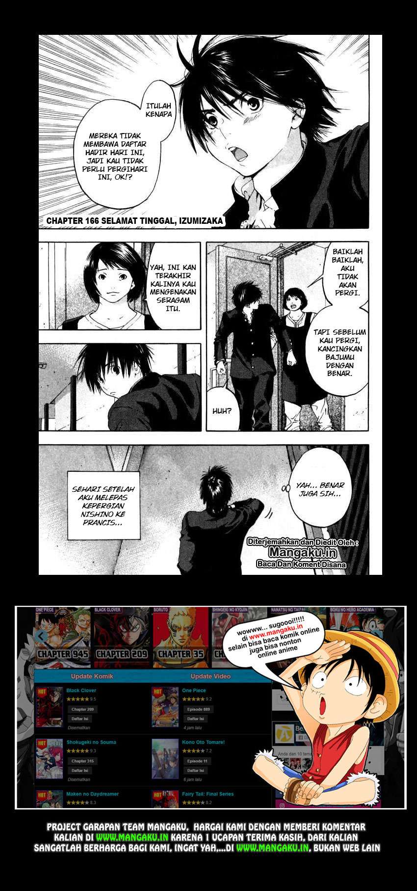 Baca Manga Ichigo 100% Chapter 166 Gambar 2
