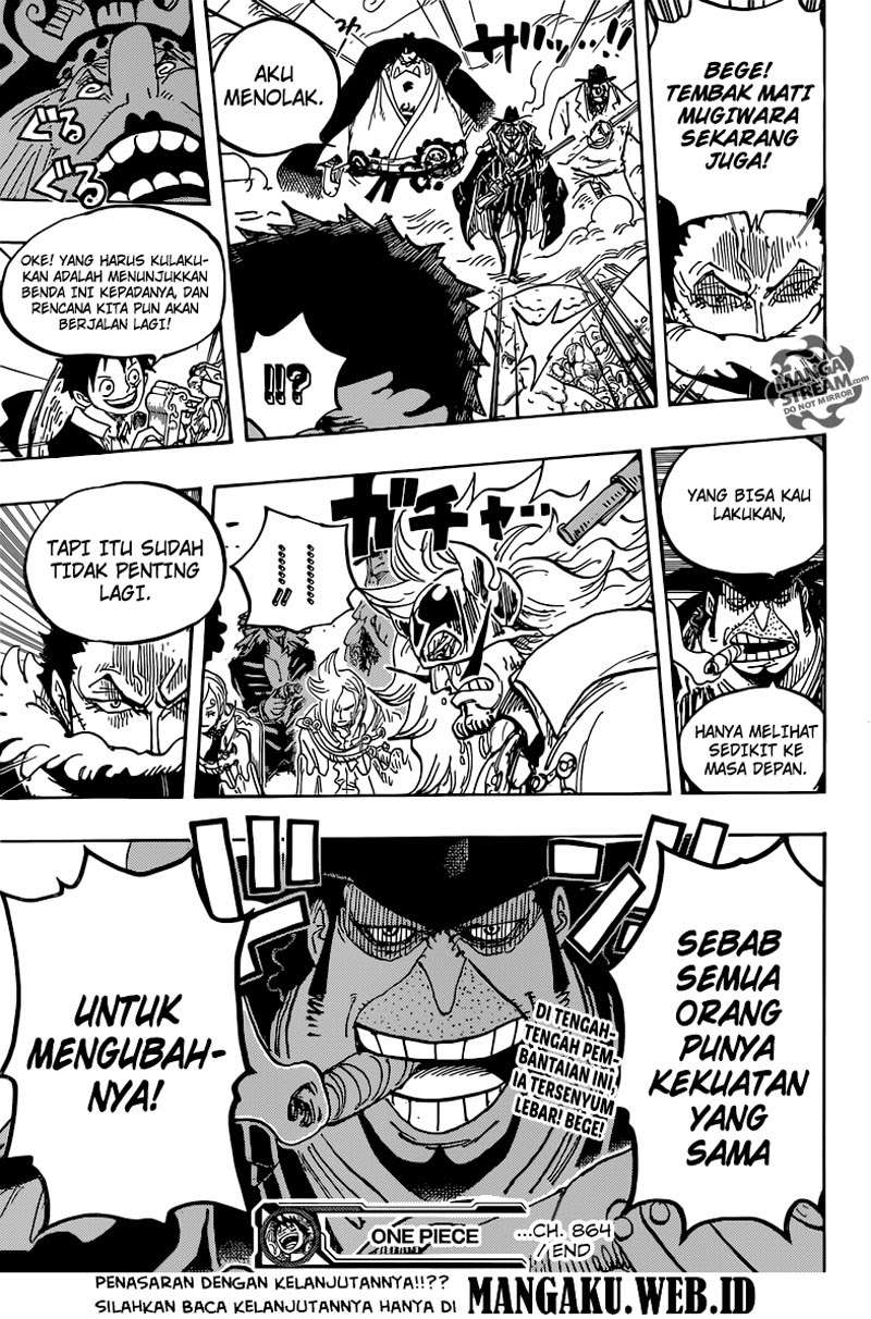 One Piece Chapter 864 Gambar 17