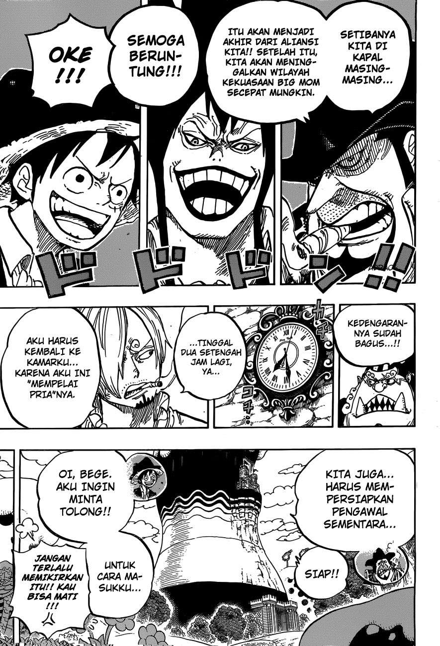 One Piece Chapter 859 Gambar 13